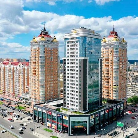 Vip Apartment 120M2 With Panoramic Windows, 22 Floor. Obolon キエフ エクステリア 写真